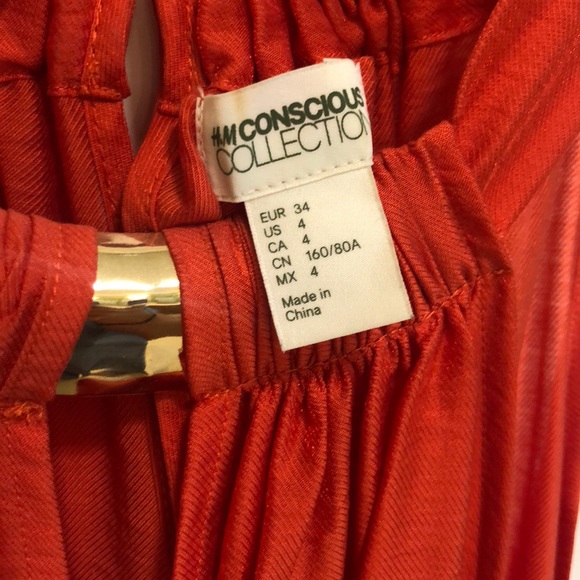 Island inspired orange flowy dress - Picture 7 of 7